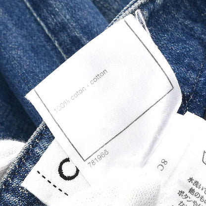 Chanel 2008 Denim Skirt Blue #36