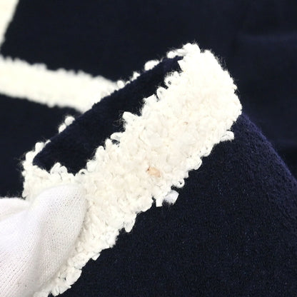 Chanel 1995 Collarless Jacket Navy #44