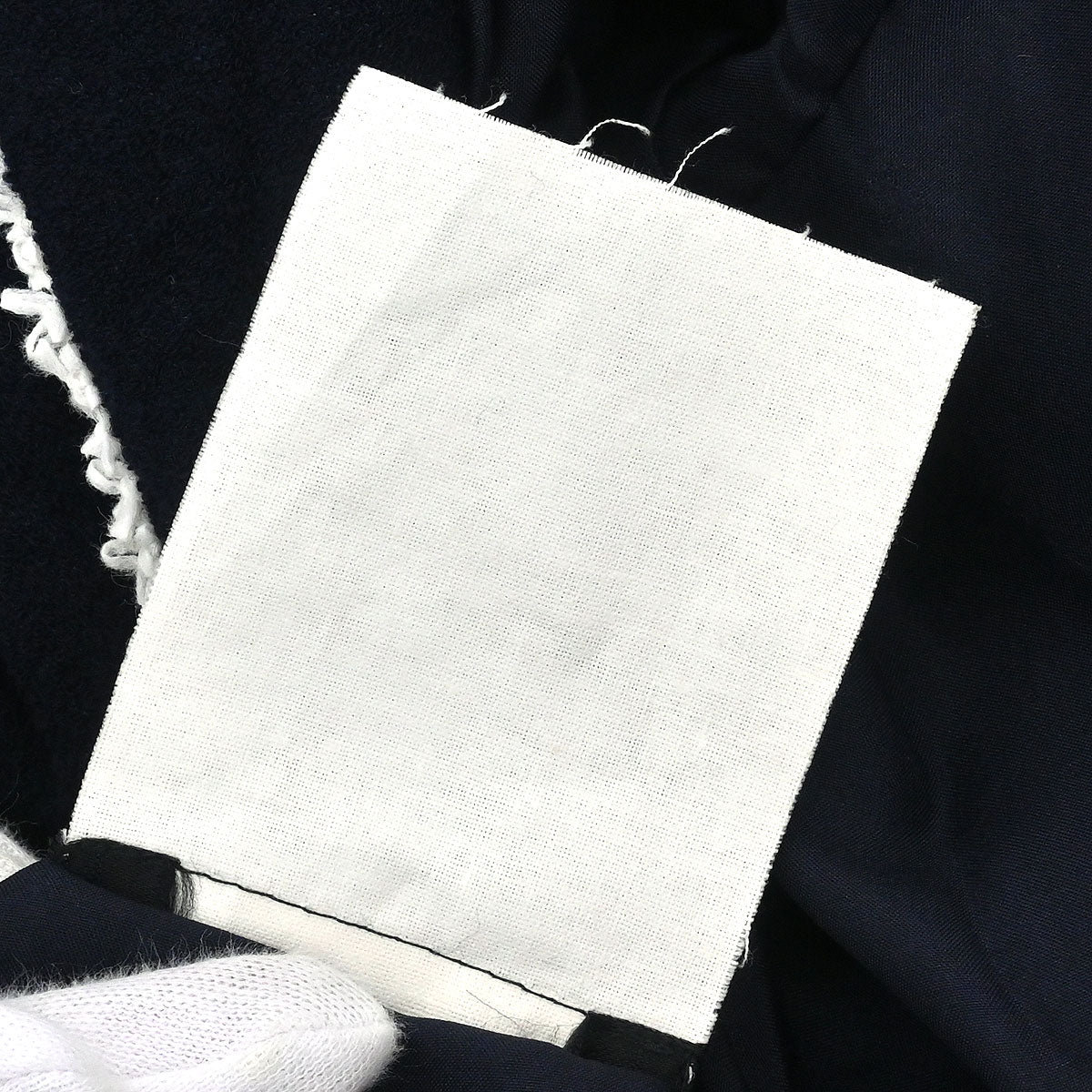 Chanel 1995 Collarless Jacket Navy #44