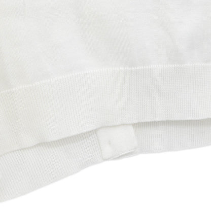 Chanel Short Sleeve Cardigan White #36