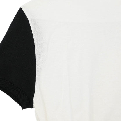 Chanel Short Sleeve Cardigan White #36