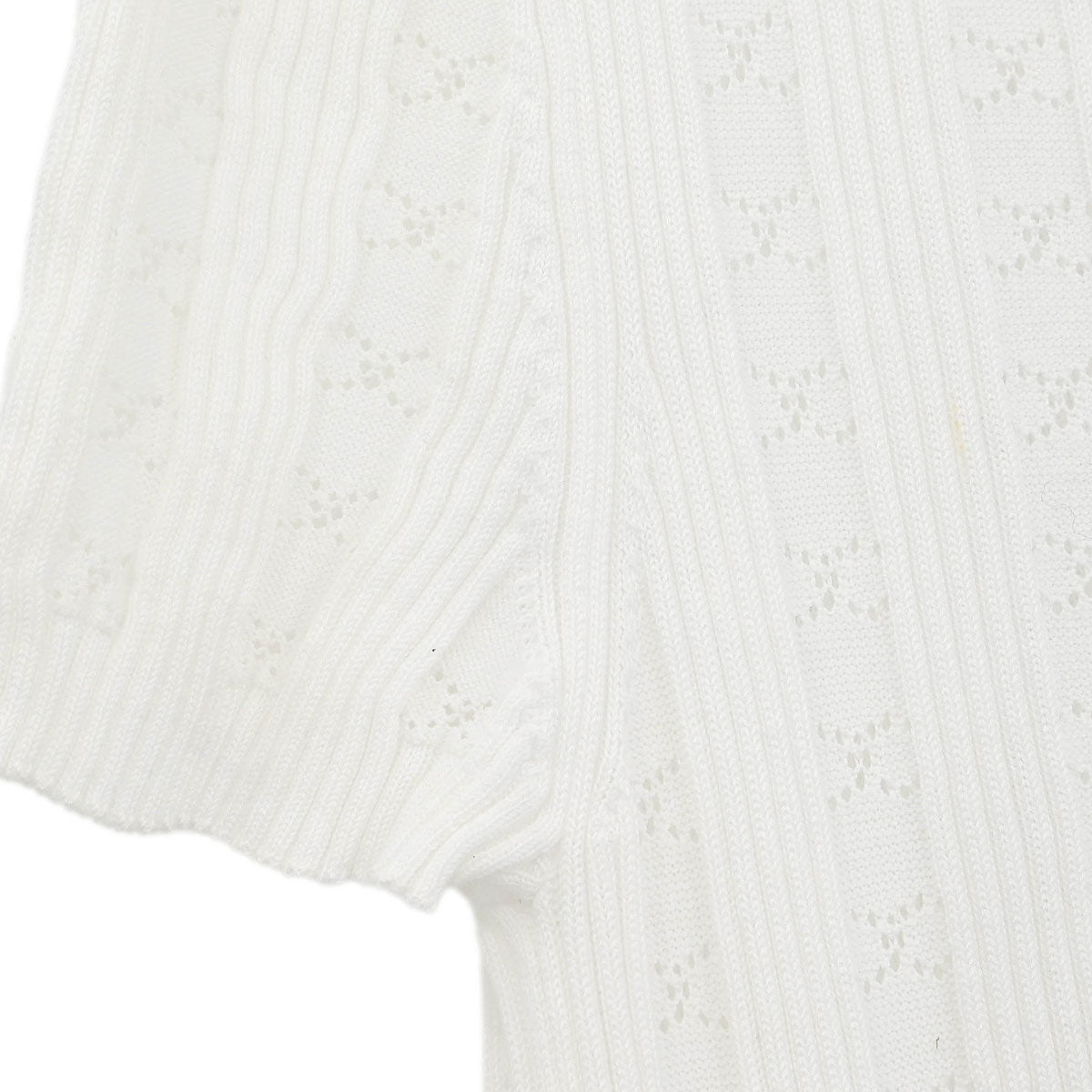 Chanel 1999 Short Sleeve Top White #42