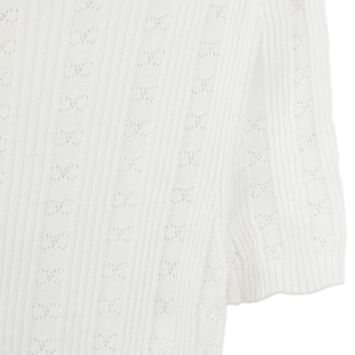 Chanel 1999 Short Sleeve Top White #42