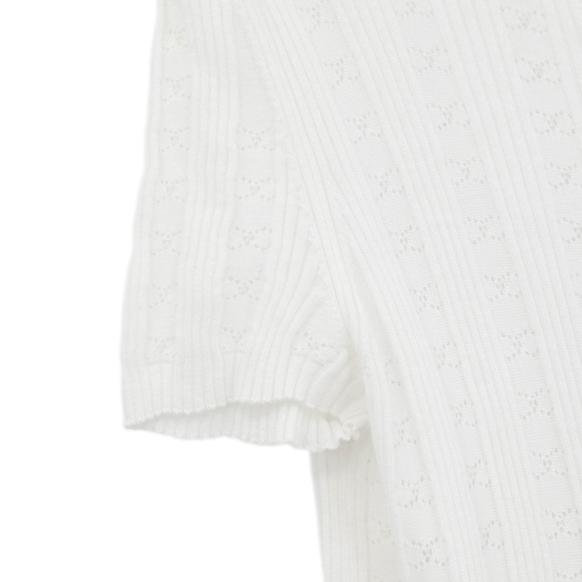 Chanel 1999 Short Sleeve Top White #42