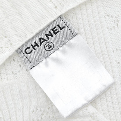 Chanel 1999 Short Sleeve Top White #42