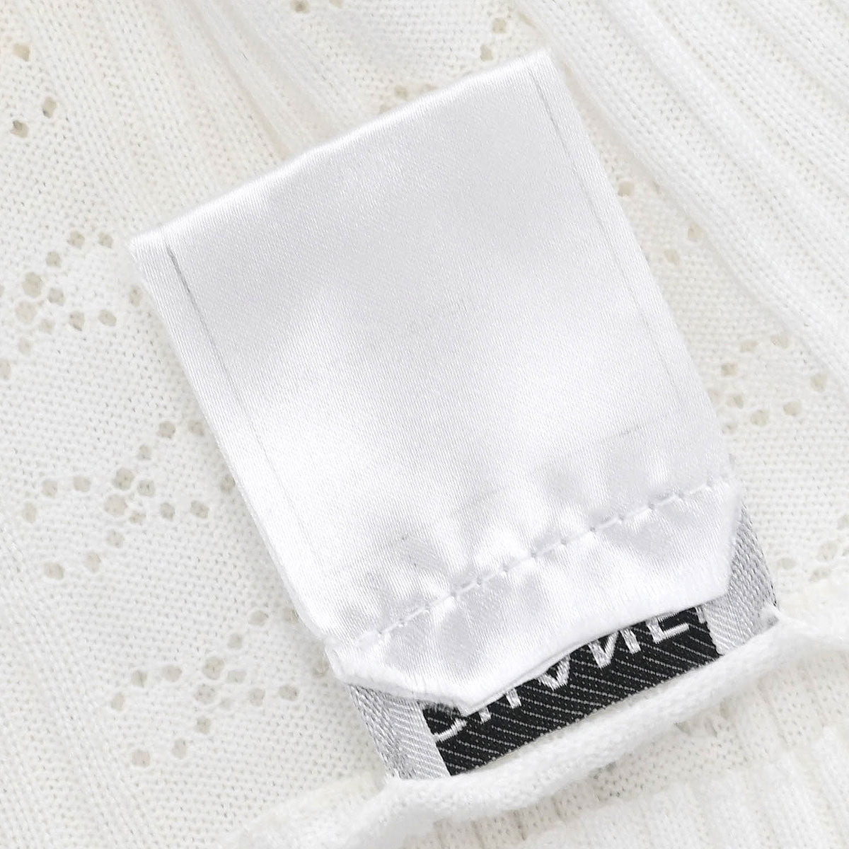 Chanel 1999 Short Sleeve Top White #42