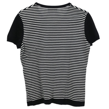 Chanel Short Sleeve Cardigan Black #38
