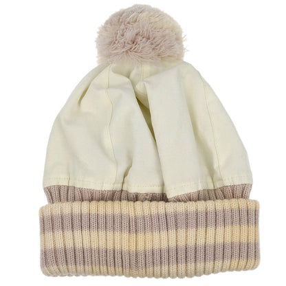 Chanel White Sport Line Knit Cap #M Small Good