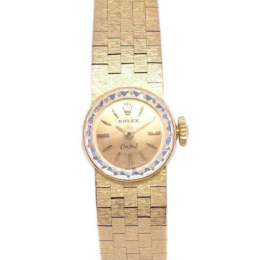 Rolex Orchid Ref.2059 Manual-winding Watch 18KYG