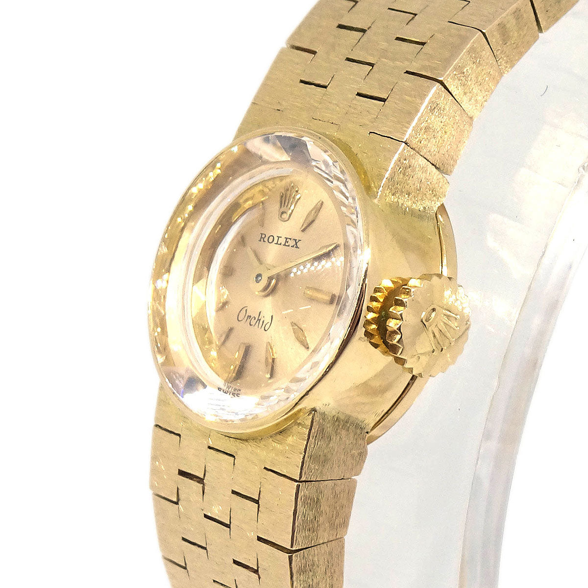 Rolex Orchid Ref.2059 Manual-winding Watch 18KYG
