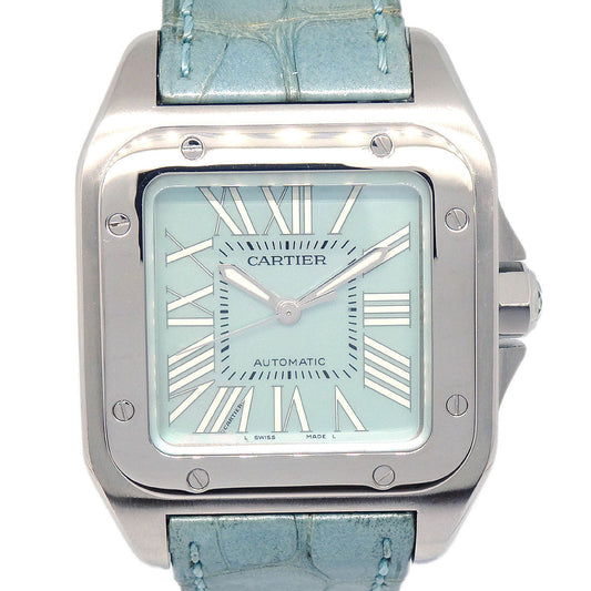 Cartier * Santos 100 Ref.W20132X8 Quartz Watch SS