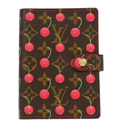 Louis Vuitton Monogram Cherry Agenda PM Note Book Cover R21023 Small Goods