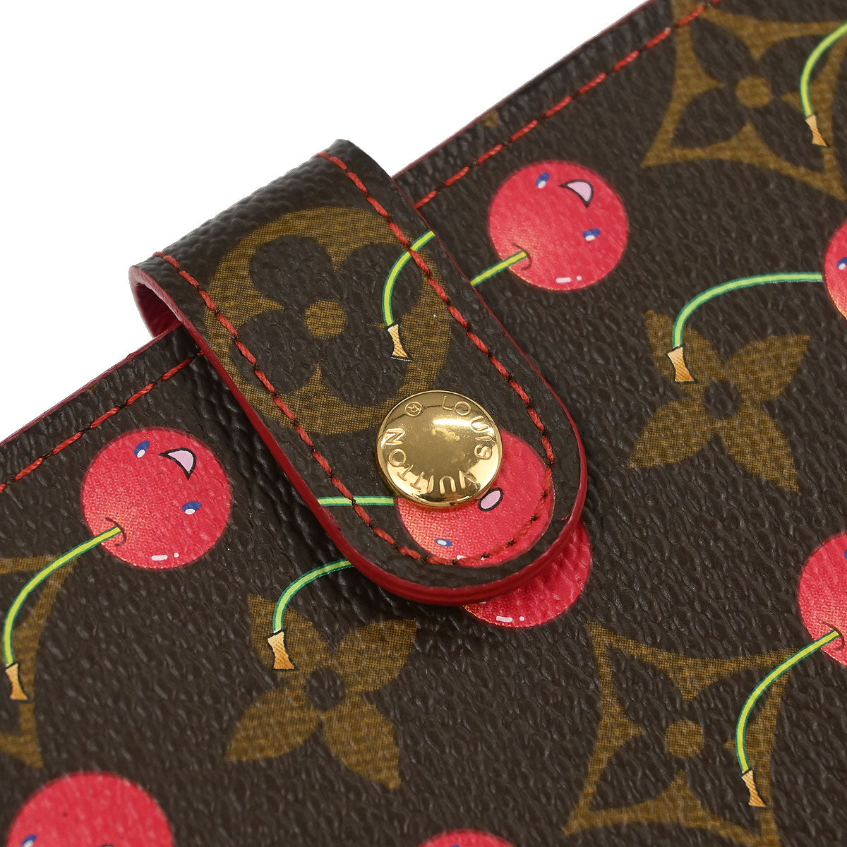 Louis Vuitton Monogram Cherry Agenda PM Note Book Cover R21023 Small Goods