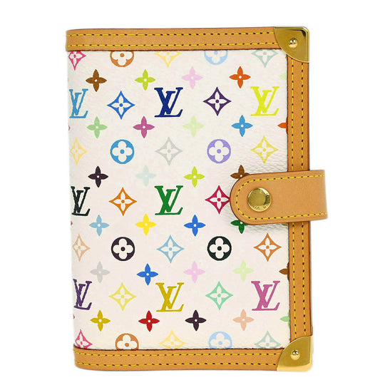 Louis Vuitton Monogram Multicolor Agenda PM Notebook Cover R20896 Small Good
