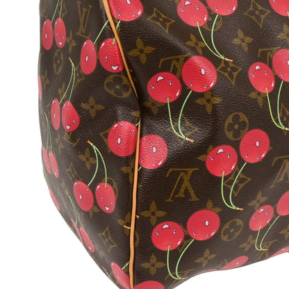Louis Vuitton Monogram Cherry Keepall 45 Duffle Handbag M95011