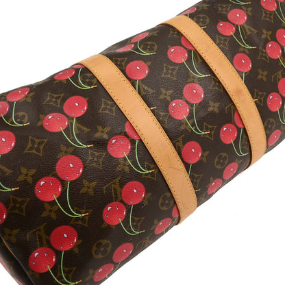 Louis Vuitton Monogram Cherry Keepall 45 Duffle Handbag M95011