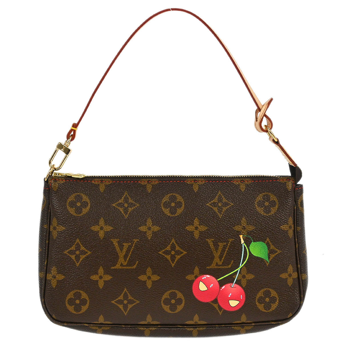Louis Vuitton Monogram Cherry Pochette Accessoires Handbag M95008