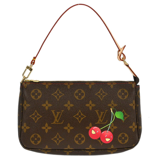 Louis Vuitton Monogram Cherry Pochette Accessoires Handbag M95008