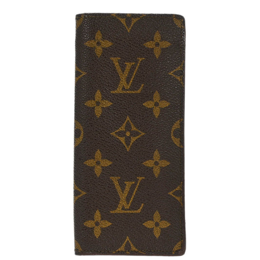 Louis Vuitton Monogram Etui Lunettes Simple Glasses Case M62962 Small Good