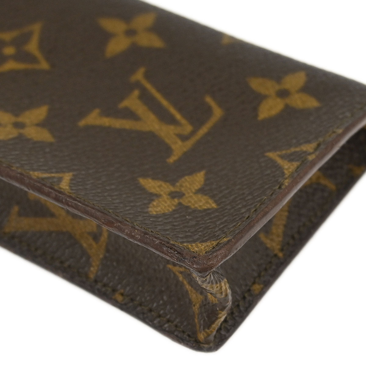 Louis Vuitton Monogram Etui Lunettes Simple Glasses Case M62962 Small Good