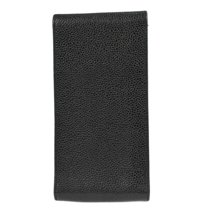 Chanel Black Calfskin Timeless Sunglasses Case Small Good