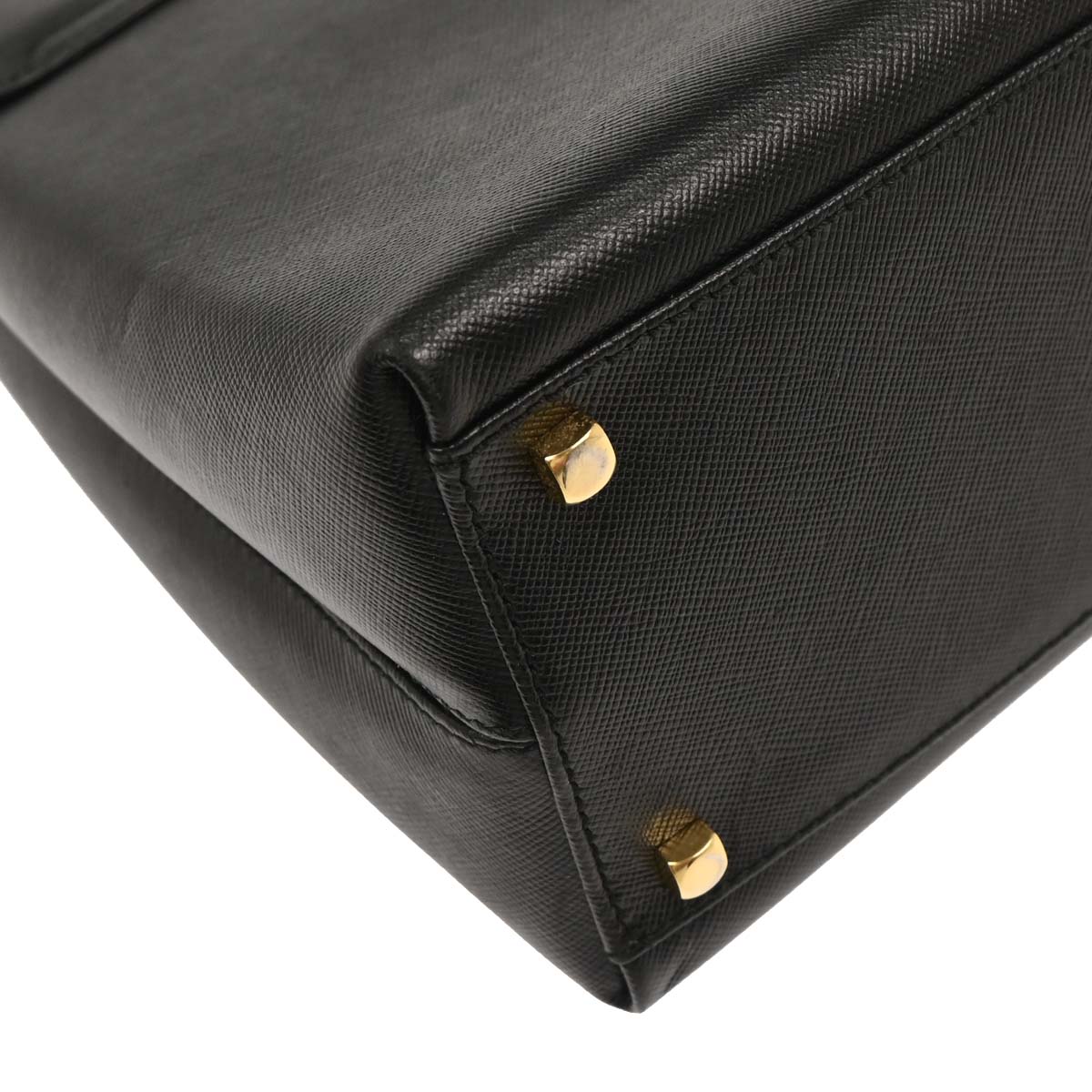 Salvatore Ferragamo Black Gancini 2way Shoulder Handbag
