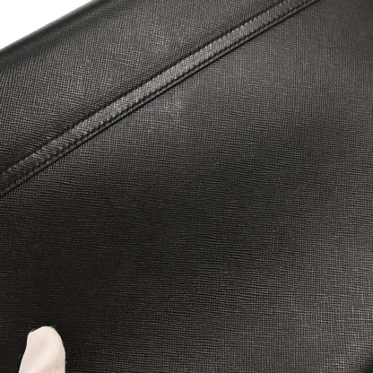 Salvatore Ferragamo Black Gancini 2way Shoulder Handbag