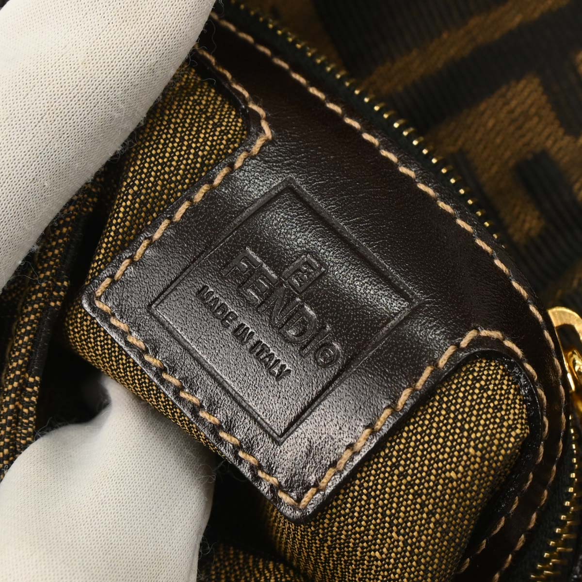 Fendi Brown Zucca Handbag