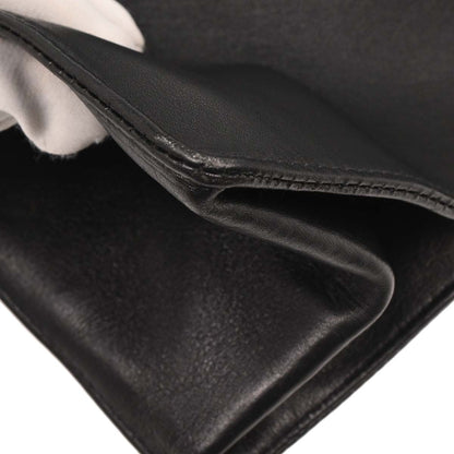 Chanel 1994-1996 Black Lambskin Tote Chain Handbag