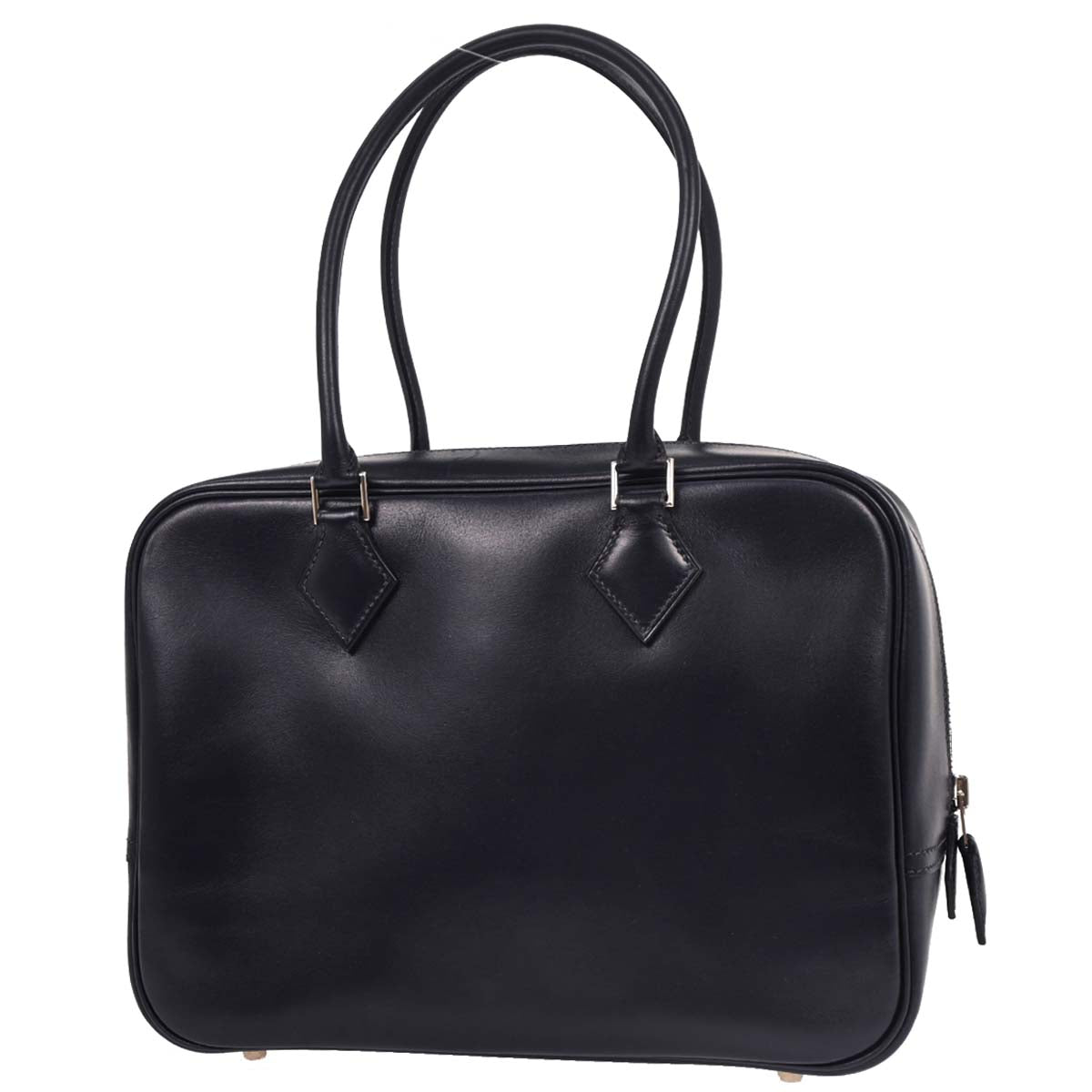 Hermes 2000 Blue Indigo Box Calf Plume 28 Handbag