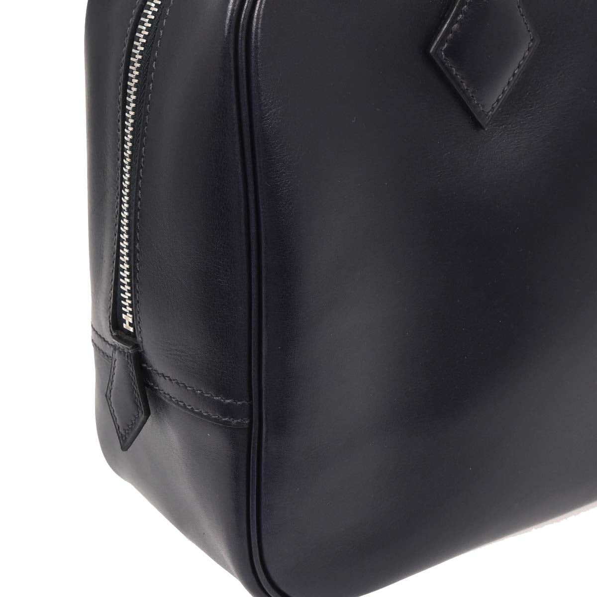 Hermes 2000 Blue Indigo Box Calf Plume 28 Handbag