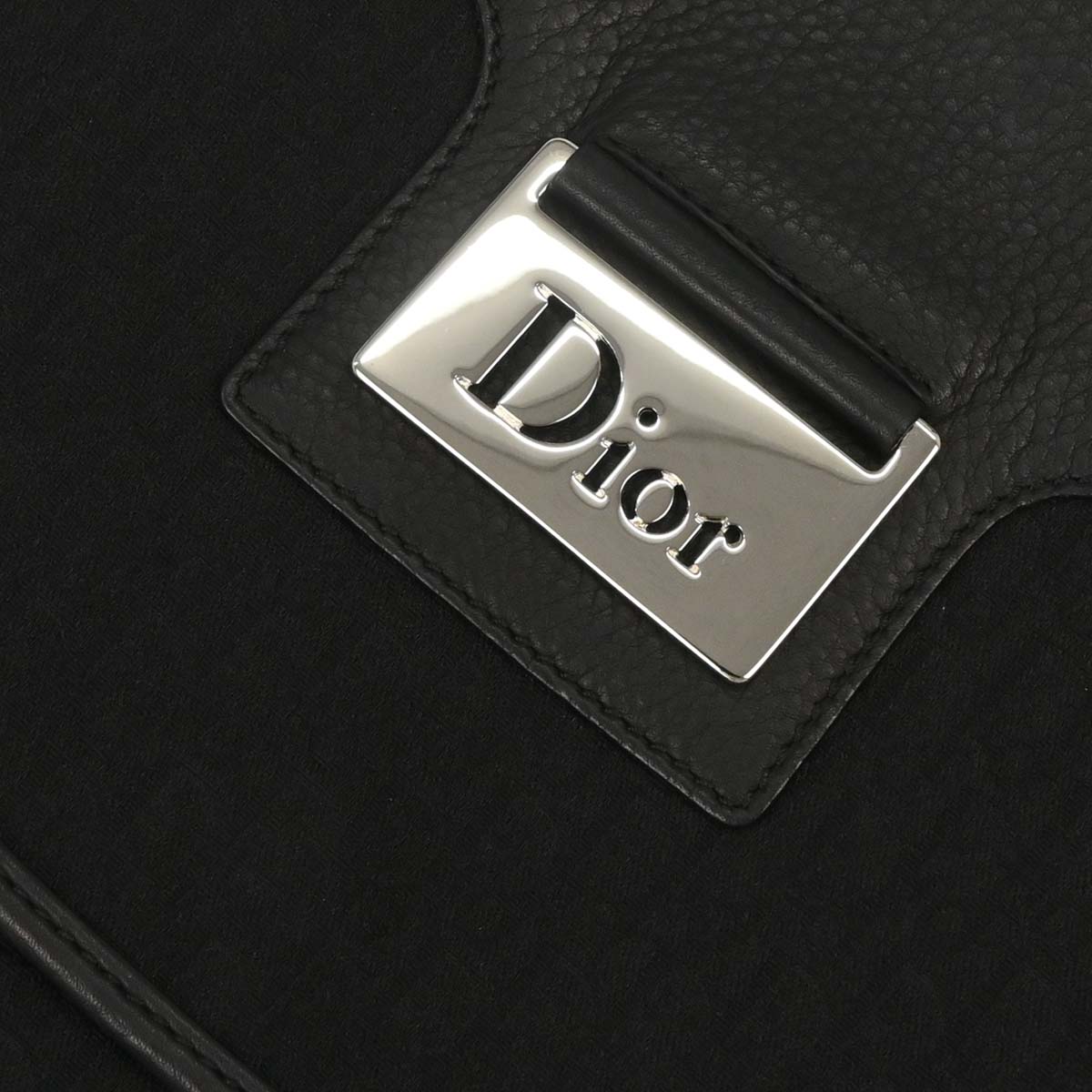 Christian Dior Black Trotter Street Chic Shoulder Bag