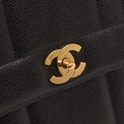 Chanel 1994-1996 Black Caviar Handbag