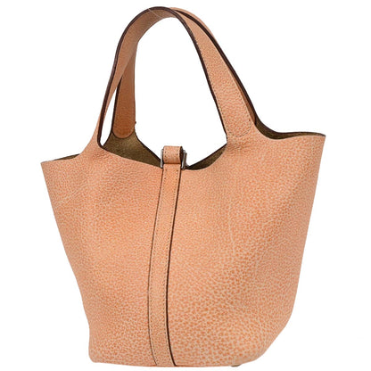 Hermes 2002 Orange Dalmatian Picotin 18 PM Handbag