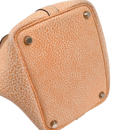 Hermes 2002 Orange Dalmatian Picotin 18 PM Handbag