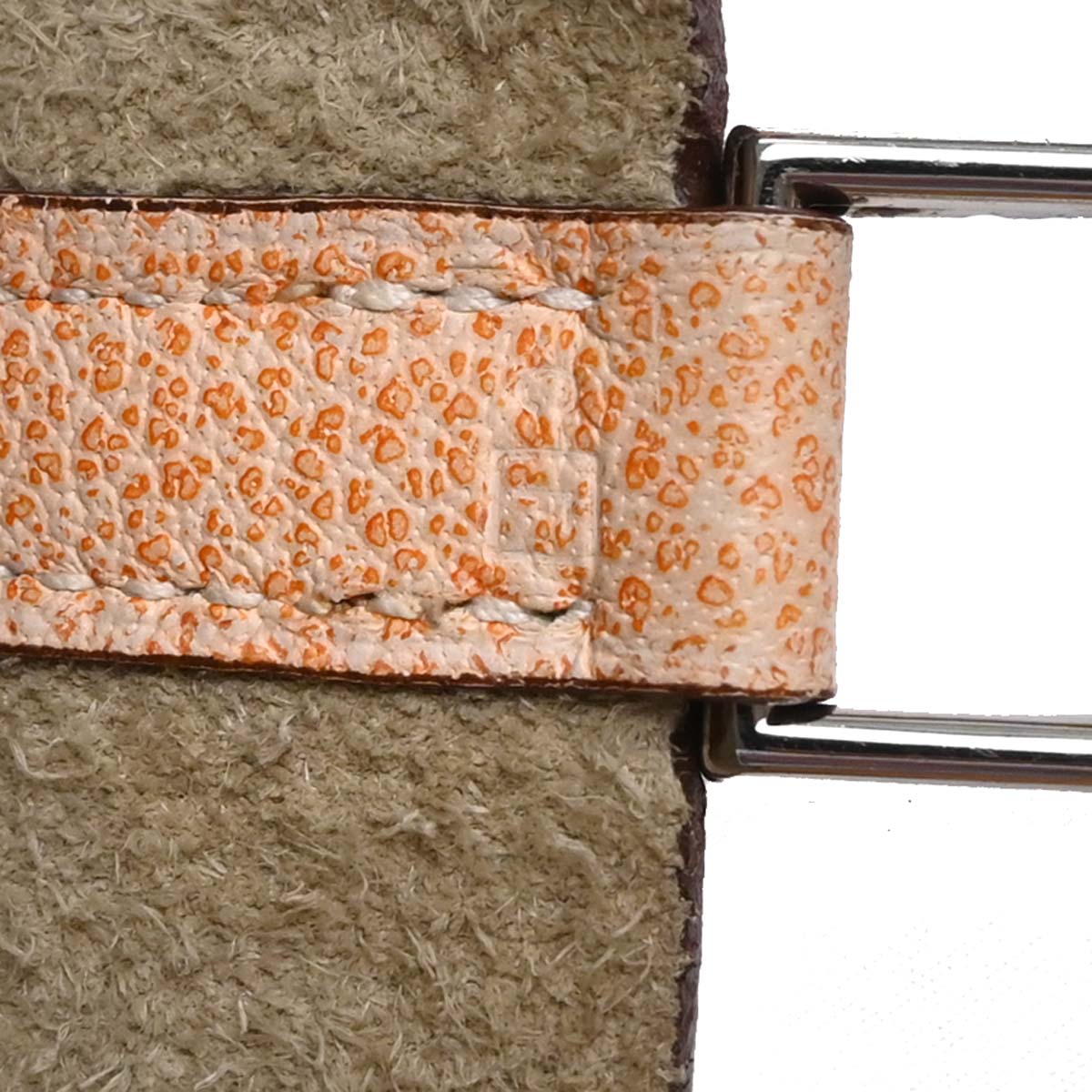 Hermes 2002 Orange Dalmatian Picotin 18 PM Handbag