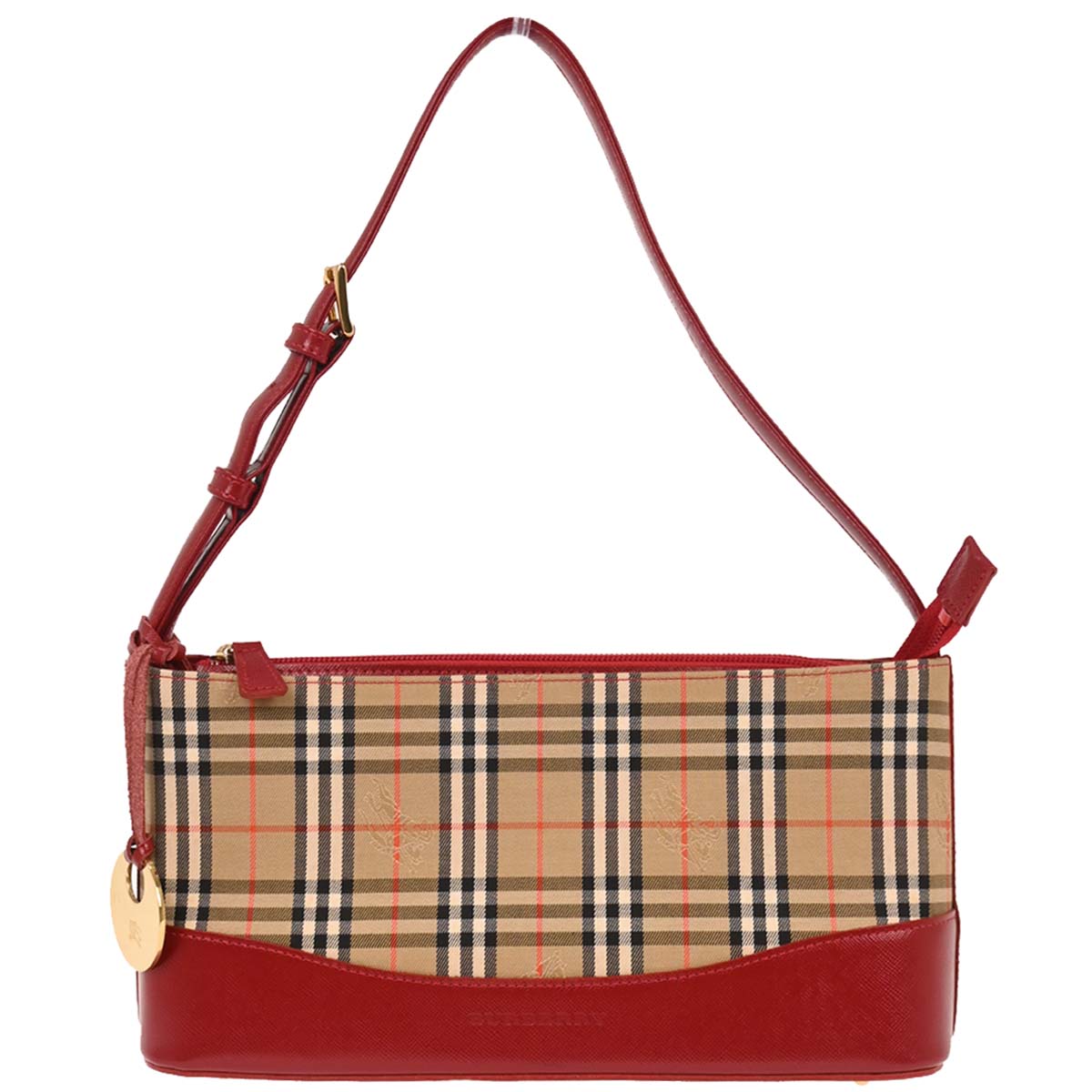 Burberry Beige Canvas House Check Handbag