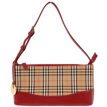 Burberry Beige Canvas House Check Handbag