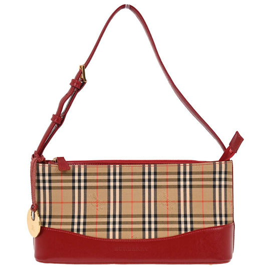 Burberry Beige Canvas House Check Handbag