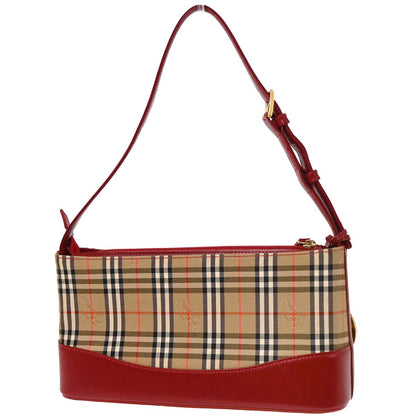 Burberry Beige Canvas House Check Handbag
