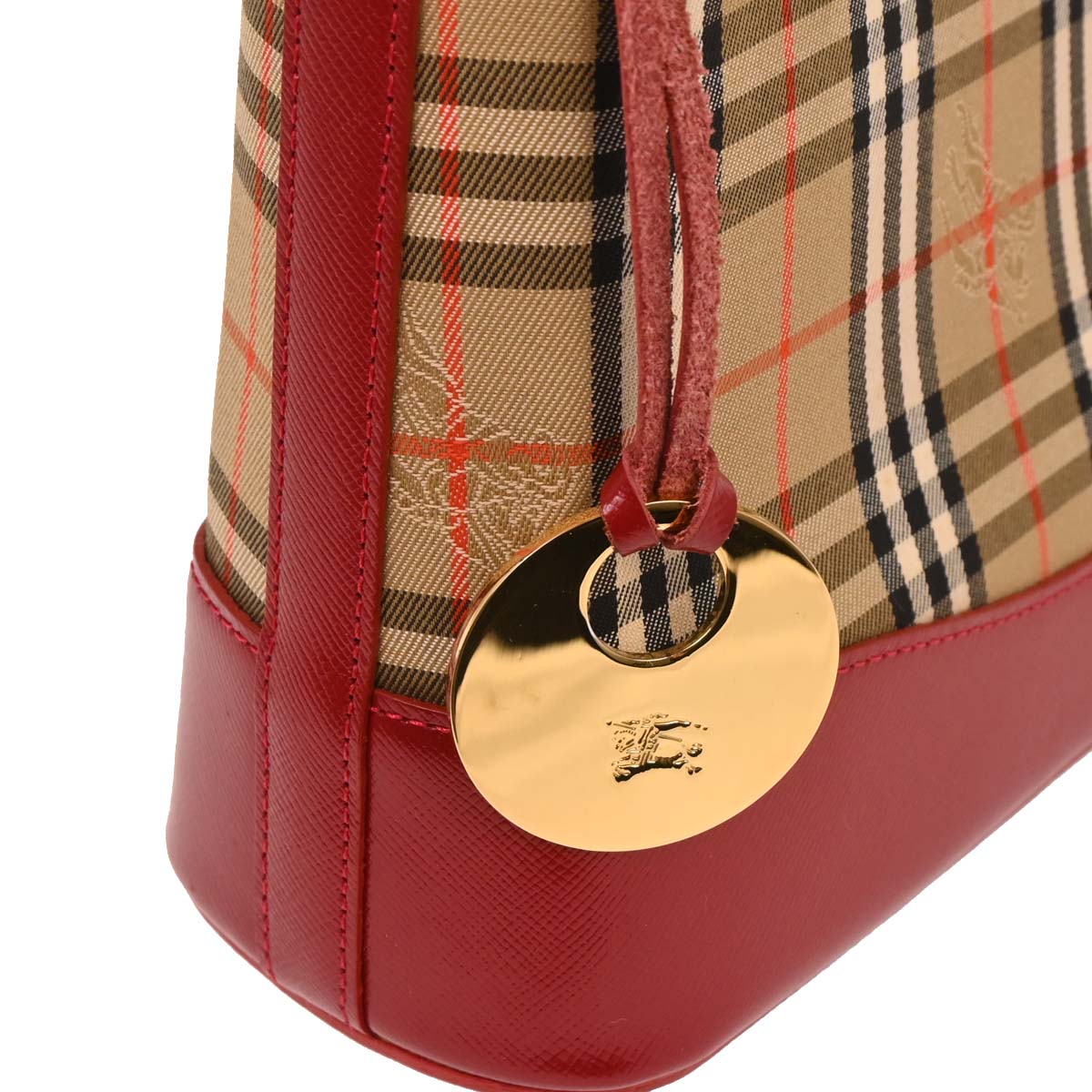 Burberry Beige Canvas House Check Handbag