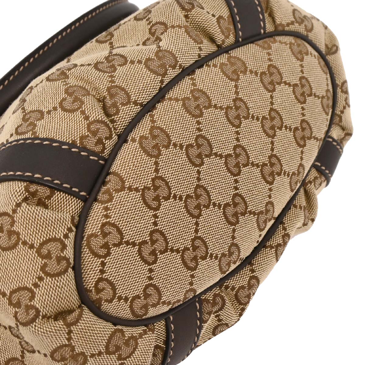 Gucci Beige Canvas GG Tote Handbag