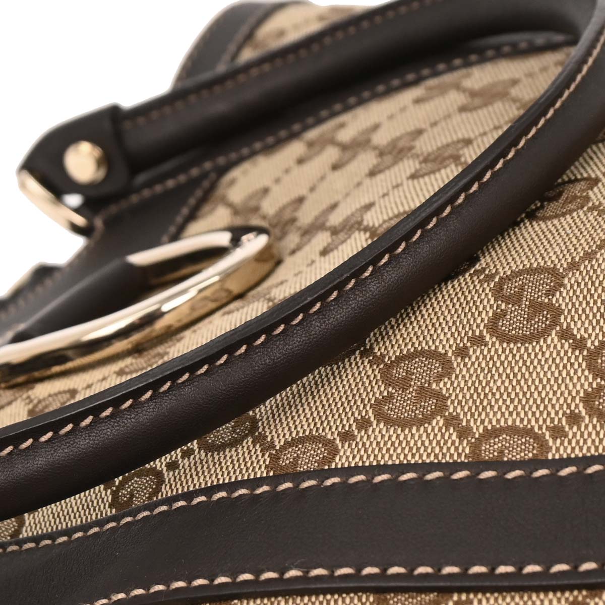 Gucci Beige Canvas GG Tote Handbag