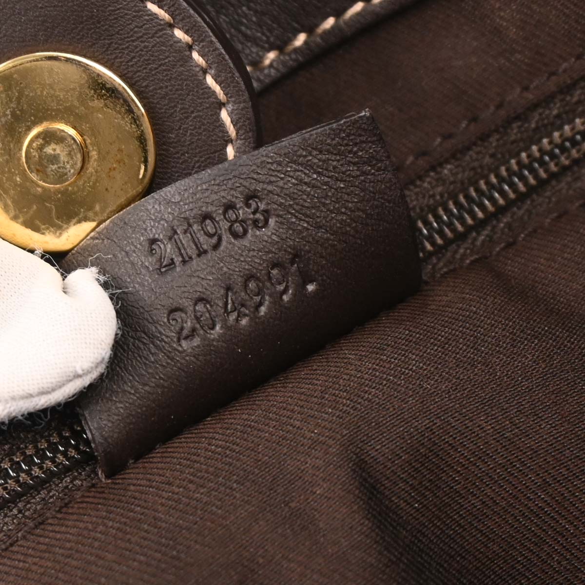 Gucci Beige Canvas GG Tote Handbag