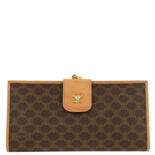 Celine Brown PVC Macadam Wallet