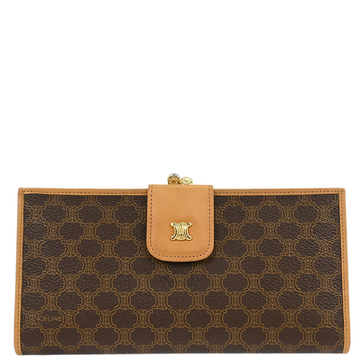 Celine Brown PVC Macadam Wallet