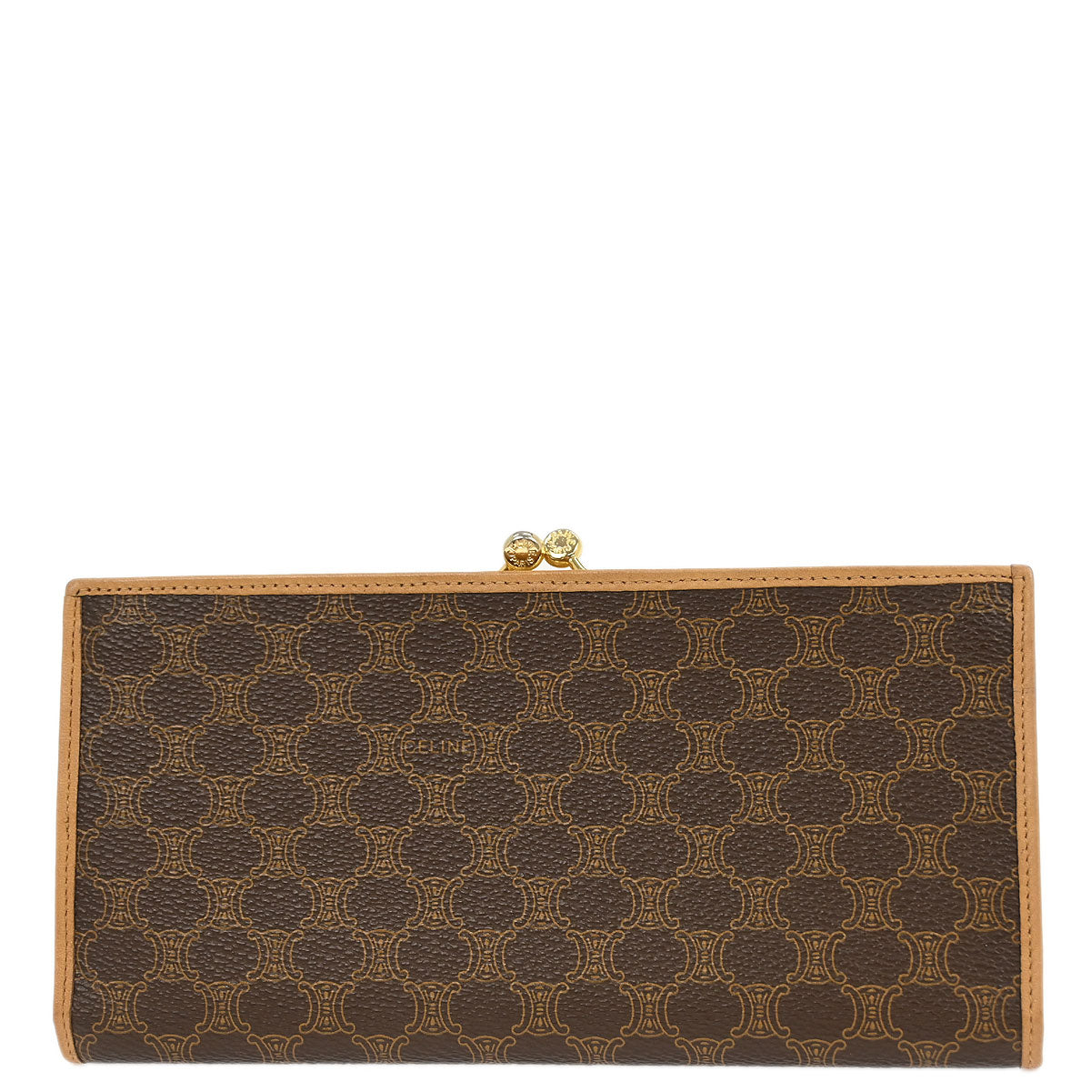 Celine Brown PVC Macadam Wallet