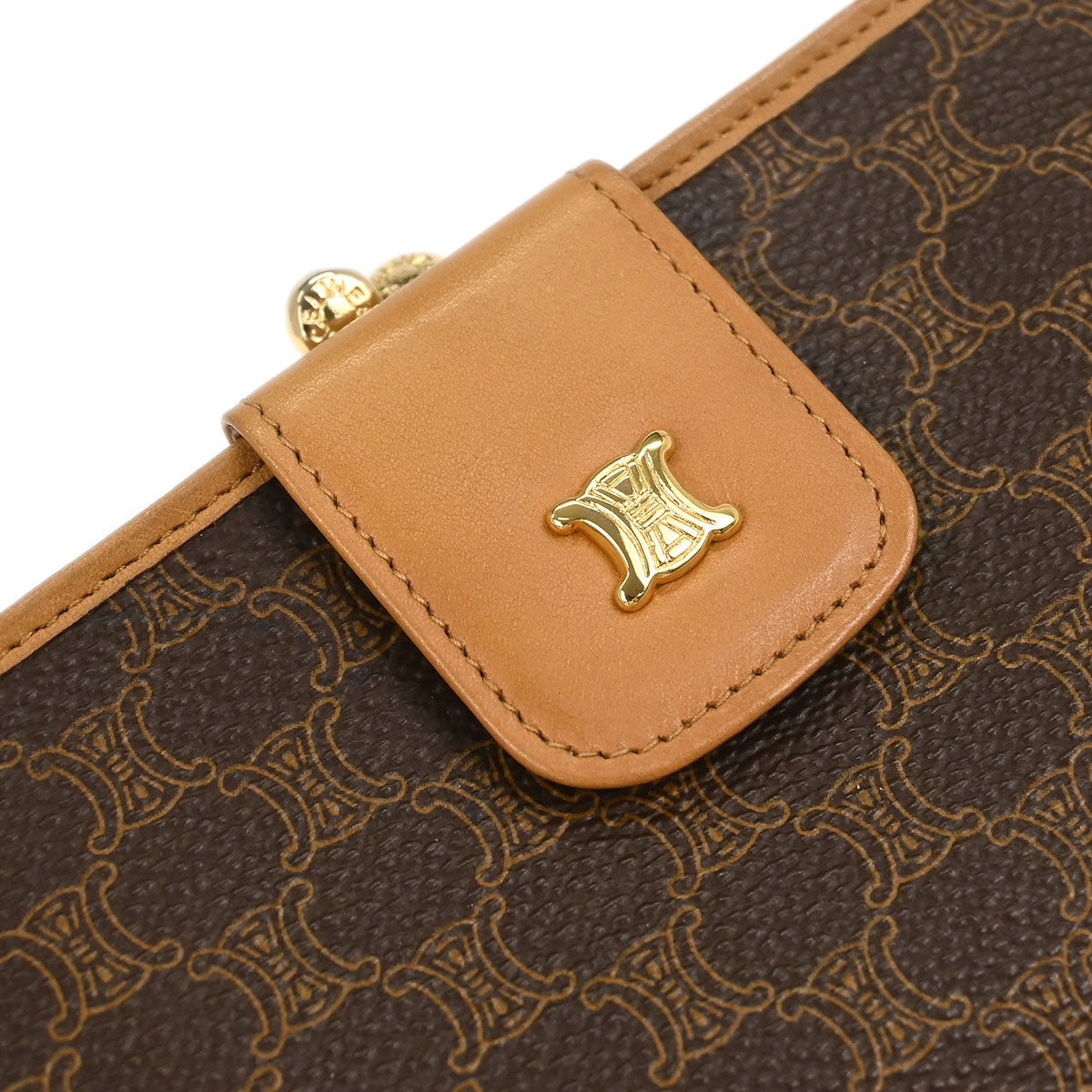 Celine Brown PVC Macadam Wallet