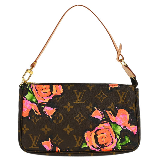 Louis Vuitton Monogram Rose Pochette Accessoires Handbag M48615