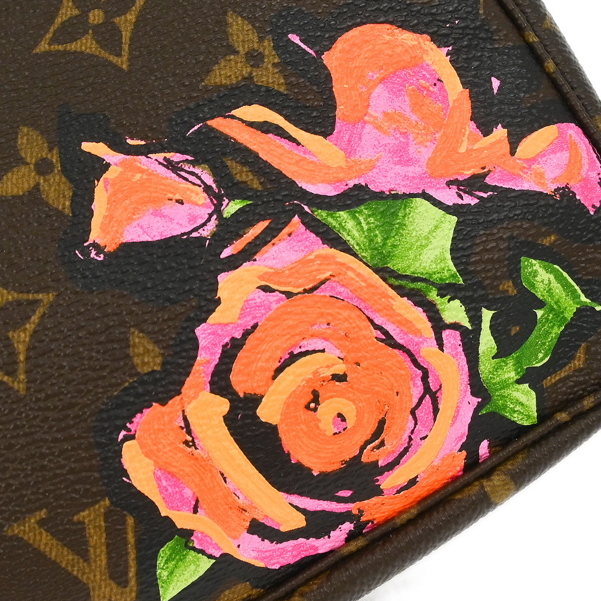 Louis Vuitton Monogram Rose Pochette Accessoires Handbag M48615